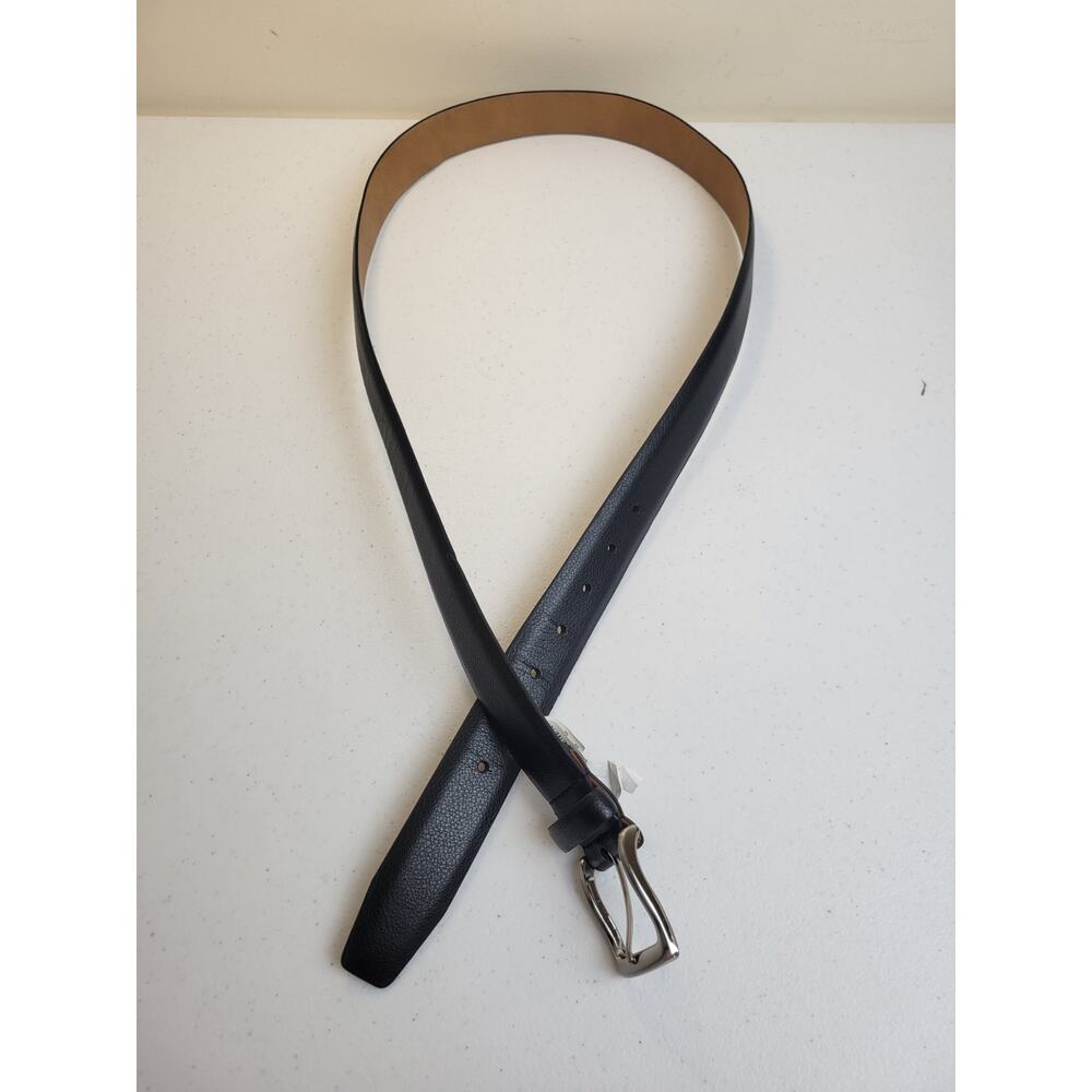 Goodfellow Black Faux Leather Classic Work Casual Dress Belt Men's Size XL 40-43